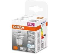 OSRAM LED Star PAR16 50 LED reflector lamp with 36 degree viewing angle, GU10 base, daylight white (6500K), replacement for conventional 50W spot lamps, 6-pack