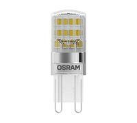 Osram LED Star Pin G9 LED Light Bulb: G9 3 W/Clear, Warm White, 20 W Replacement for Light Bulb 2700 K 20 2 Pack