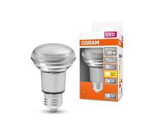 OSRAM LED Star R63 LED Lampe für E27 Sockel, Reflektor-Lampe, Glas-Desig (OSRAM)