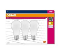 OSRAM LED Star Value Classic A100 LED Bulb for E27 Socket, Incandescent Bulb Shape, FR, 1521 lumens, Warm White (2700K), Replacement for Conventional 100W Incandescent Bulbs, Non-dimmable Pack of 3.