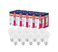 OSRAM Led Star Value Classic A60 Led Lamp for E27 Socket, Pear Shape, Fr, 806 Lumens, Cold White (4000K), Replacement for Conventional 60W Light Bulbs, Not Dimmable, 10-Pack