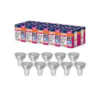 OSRAM Led Star Value Par16 Led Lamp for Gu10 Base, Reflector Lamp, Gl, 575 Lumens, Cold White (4000K), Replacement for Conventional 80W Light Bulbs, Not Dimmable, 10-Pack