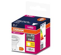 OSRAM LED Star Value PAR16 LED Reflector Bulb with GU10 GL Base 230 lumens, Warm White (2700K), Replacement for Conventional 35 W Incandescent Bulbs, Non-dimmable