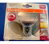 OSRAM LED Star PAR16 / LED Reflector lamp, PAR16, for line Voltage Operation, with pin Base: GU10, 4.30 W, 220…240 V, 50 W Replacement, Beam Angle: 36 °, Warm White, 2700 K, 1pack