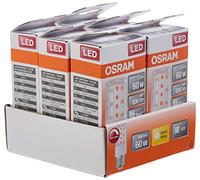OSRAM LED Superstar Special T SLIM, Dimmable slim LED special lamp, E27 base, Warm white (2700K), replacement for conventional 60W lamp, 6-pack
