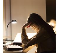 OSRAM LED table lamp Office Line Cylinder black CCT DIM