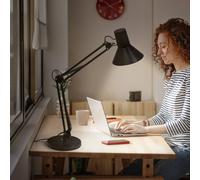 OSRAM LED table lamp Office Line Desk Retro, black 3,000 K