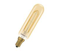 OSRAM LED Tube Vintage 1906 T28 Filament, 4.8W, E14, Gold, Clear, T28, wall Installation, Presentation Surface, Furniture Assembly, recessed Light, Light bar