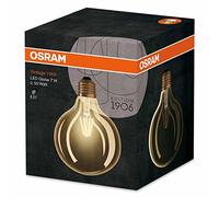 OSRAM LED Vintage Edition 1906 / LED-lamp in ball shape with E27-base / not dimmable / replacement for 51 Watt / clear / warm white - 2400 Kelvin / 1 pack