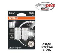 Osram LED W21W White Bulbs 12v 1.4W (582 Wedge W21W) 7505DWP-02B