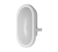 OSRAM LED wall Light 11W Bulkhead, 4000K, 840 lm, IP54, IK06, Shockproof, White Polycarbonate housing, Beam Angle 120°, for basements and garages