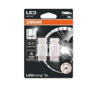OSRAM LEDriving® SL, ≜ P27/7W, White 6000K, LED signal lamps, Off-road only, non ECE, Double Blister