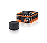 OSRAM LEDAS101 AirZing Mini Air Purifier, Car air purifier with USB port, Destroys viruses and bacteria in the vehicle up to 99 percent, High-tech TiO2 filter plus UVA LED light, Black