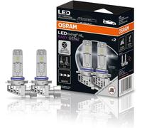 OSRAM LEDriving HL EASY GEN 2 ≜HB3/HIR1/H10/HB4/HIR2, LED high and low beam lamp, Cool White 6500K, no accessory needed, offroad use only - no ECE, 2 lamps