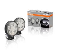OSRAM LEDriving ROUND VX70-SP, OFF ROAD LED work lights, high beam, spot, 550 lumens, light beam up to 53 m, high beam, round LED spot lights, duo pack (2 pieces), LEDWL102-SP