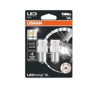 OSRAM LEDriving SL, LED Signal Lamps, Off-Road Only, Non ECE, Double Blister, Amber, P21W