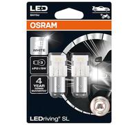 OSRAM LEDriving SL, LED Signal Lamps, Off-Road Only, non ECE, Double Blister, White 6000 K, P21/5 W