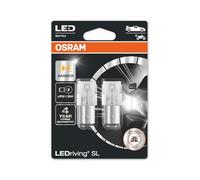 OSRAM LEDriving SL, P21/5W, Amber, LED signal lamps, Off-road only, non ECE, Double Blister, Amber, P21/5W