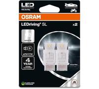 OSRAM LEDriving SL, ≜ P27/7W, White 6000K, Double Blister (2 lamps), LED Retrofit, offroad use only