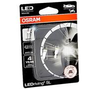 OSRAM LEDriving SL, ≜ W2.3W, T5 lamp, White 6000K, LED Retrofit, offroad use only, Double Blister (2 lamps)