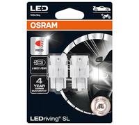 OSRAM LEDriving® SL, ≜ W21/5W, Red, LED signal lamps, Off-road only, non ECE, Double Blister