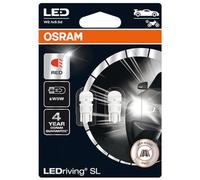 OSRAM LEDriving® SL, ≜ W5W, Red, LED signal lamps, Off-road only, non ECE, Double Blister