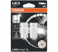 Osram Ledriving Standard Retrofit 582 W21W 12V 2.5W White Wedge Bulbs Brake