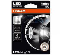 Osram LEDriving 12v Car 269 Festoon Interior White LED Bulb SV8.5-8 S8.5d 31mm