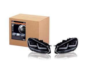 OSRAM LEDriving XENARC Golf VI - Black Edition, Xenon retrofit headlamp including LED daytime running light, LEDHL102-BK, 12 V passenger car, cardboard box (left-hand drive cars only)