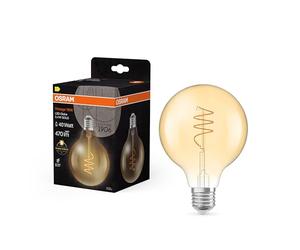 OSRAM LEDVANCE 836549 Vintage 1906 LED dim GLobe95 3,4W/827 230V Spiral FIL Gold E27 Hardware, Other Tools, Multicolor, Globe-Form 95mm