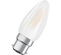 OSRAM Candle LED bulb B22d 5W 2,700K matt dimmable