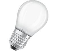 OSRAM teardrop LED bulb E27 4.8W 827, dimmable