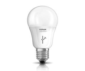 OSRAM LIGHTIFY Smart Home Connected LED Light Bulb E27-10W / 60W - Replacement/Dimmable/Warm White to Daylight 2700K - 6500K - RGBW Color Changing/Works with Alexa