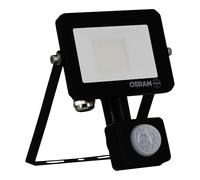 OSRAM LUX LED floodlight Modern 10W, 900lm, 4000K, Outdoor Spotlight, Sensor, IP65, Aluminium Black, Frosted Glass