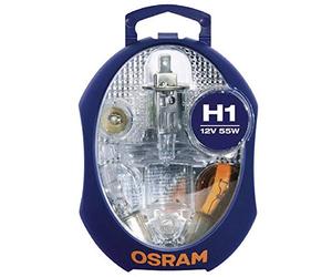 OSRAM Minibox H1 mobile lamp replacement headlamp +5 spare lamps +3 flat fuses