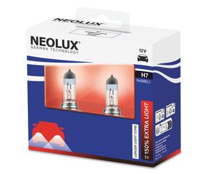OSRAM NEOLUX 150% Extra Light H7, halogen headlights, N499EL1-2SCB, 12 V, 60/55 W, softcover box (2 lamps), white