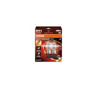 OSRAM NIGHT BREAKER 220, H11, 220% more brightness, halogen headlight lamp, 64211NB220-2HB, Folding Box (2 lamps), white