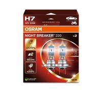 Osram Night Breaker 220 H7 1500lm Headlight Bulbs for Ford Focus Mk3 2011-2018