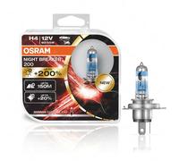 Osram Night Breaker H4 200 60/55W P43t Car Headlight Bulbs Twin Pack White
