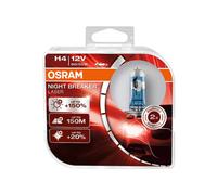 Osram Night Breaker Laser +150% H4 Duo Pack Headlamp Headlight Bulb Upgrades