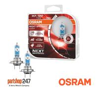 OSRAM NIGHT BREAKER LASER H7, next generation, 150% more brightness, halogen headlamp, 64210NL-HCB, 12V, passenger car