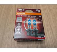 OSRAM NIGHT BREAKER LASER HB3, next generation, +150% more brightness, halogen headlamp, 9005NL-HCB, 12V, passenger car