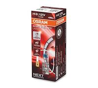 OSRAM NIGHT BREAKER LASER H3, +150% more brightness, halogen headlight lamp, 64151NL, 12V, folding box (1 lamp)