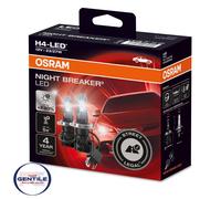 Osram Night Breaker LED H4 Bulbs Approved for Hyundai i20 2014 2018 6000K