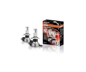 OSRAM Night Breaker LED Smart H4/H19; up to 330% more brightness; 6000 K, 12 V, LED high and low beam with road approval; 2 lamps