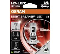 Osram Night Breaker LED Speed H7 450 for Motorcycles, LED Retrofit Lamp for Motorcycles with Road Approval, up to 450% More Brightness, 6000K, LEDEC02 Integrated, 1 Bulb