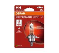 OSRAM Night Breaker Silver Bulb H4 12V/60/55 - X1, silver