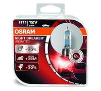 OSRAM NIGHT BREAKER UNLIMITED H11, Halogen headlamp, 64211NBU-HCB, 12V passenger car, duobox (2 units)