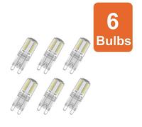 Osram Non-Dimmable Led Pin Lamp Light Bulb G9 Base 2700K 30W Warm White 6 Pack