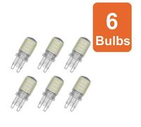 Osram Non Dimmable Led Pin Lamp Light Bulb With G9 Base 470 Lumens 6 Pack